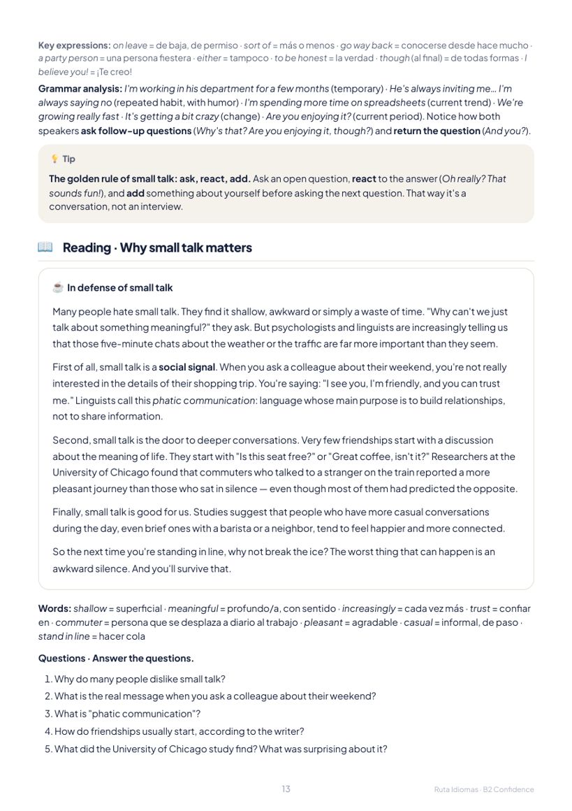 Página de muestra del libro B2 Confidence (6)